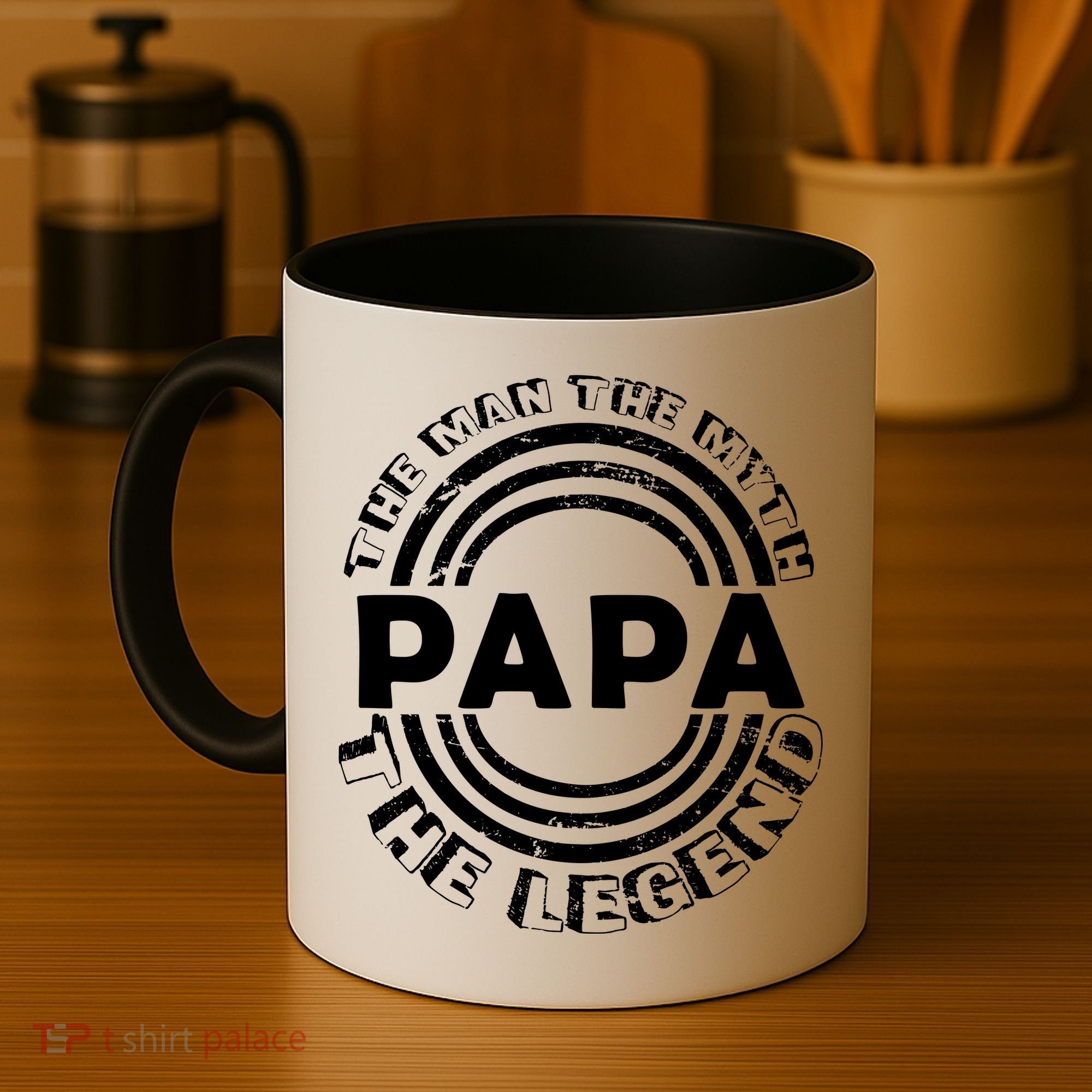 Papa The Man The Myth The Legend Funny Coffee Mug