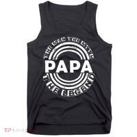 Papa The Man The Myth The Legend Funny Tank Top thumb 0