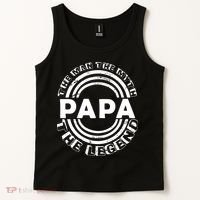 Papa The Man The Myth The Legend Funny Tank Top thumb 2