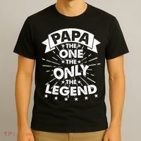 Papa the One The Only The Legend T-Shirt thumb 3