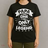 Papa the One The Only The Legend T-Shirt thumb 4