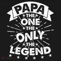 Papa the One The Only The Legend Toddler Hoodie thumb 2