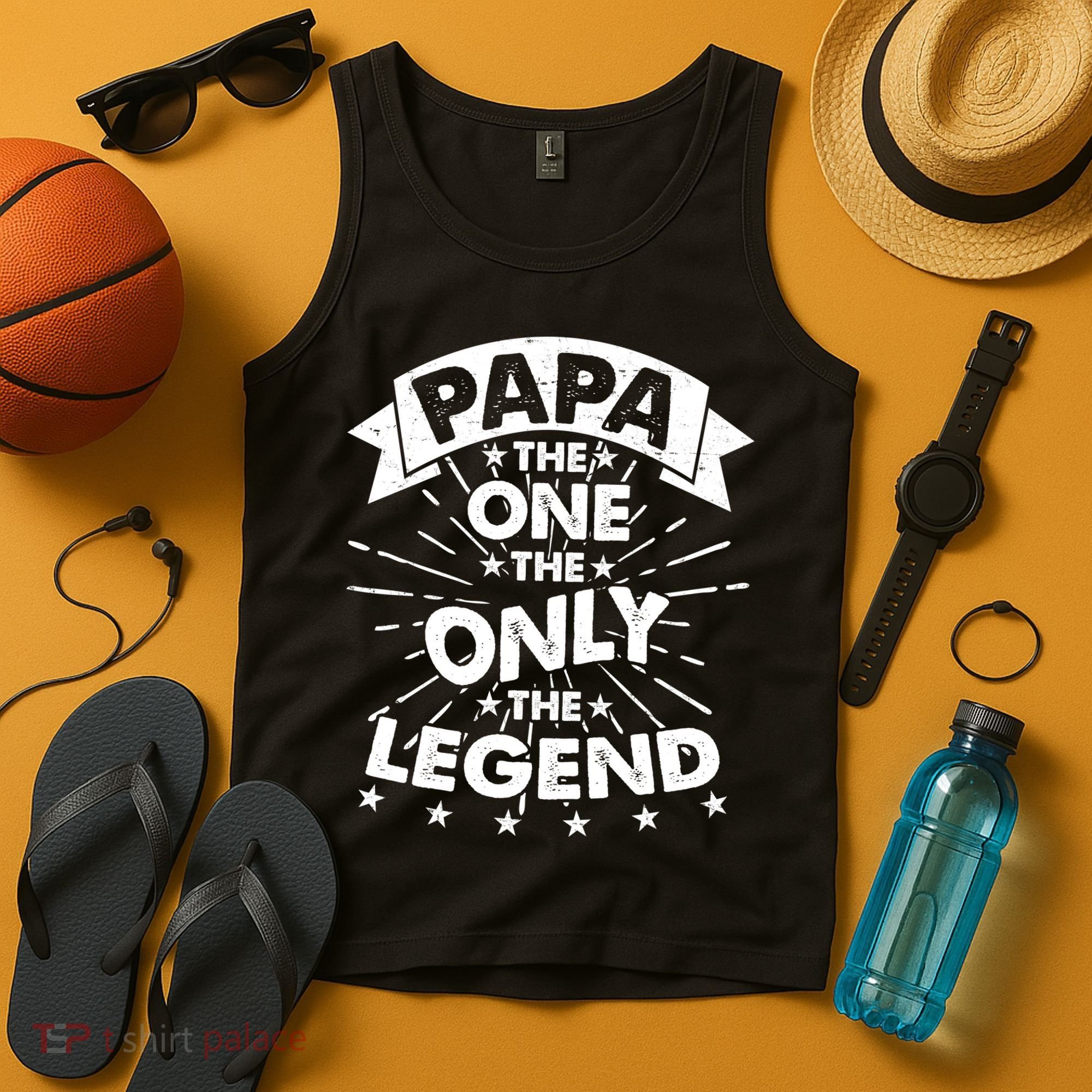 Papa the One The Only The Legend Tank Top