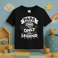 Papa the One The Only The Legend Toddler T-Shirt thumb 3