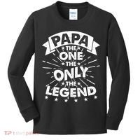 Papa the One The Only The Legend Kids Long Sleeve Shirt thumb 0