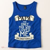 Papa The Only Man Who Loved Me Unconditionally  Tank Top thumb 2