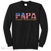 Papa The Veteran The Myth The Legend Sweatshirt thumb 0