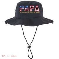 Papa The Veteran The Myth The Legend Bucket Hat thumb 0