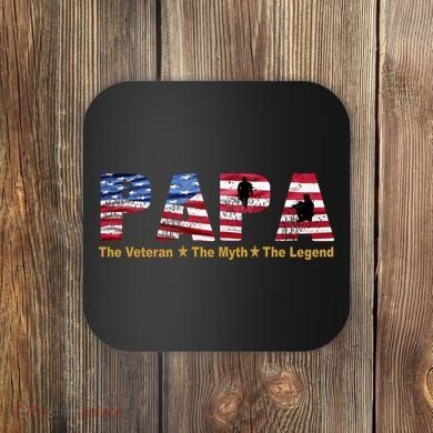 Papa The Veteran The Myth The Legend Coaster