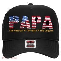 Papa The Veteran The Myth The Legend Hat thumb 0