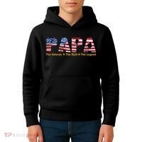 Papa The Veteran The Myth The Legend Kids Hoodie thumb 4