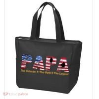 Papa The Veteran The Myth The Legend Tote Bag thumb 3
