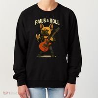 Paws And Roll French Bulldog Funny Women's Sweatshirt thumb 0