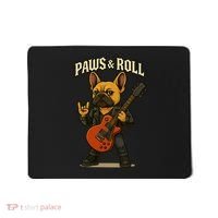 Paws And Roll French Bulldog Funny Mousepad thumb 0