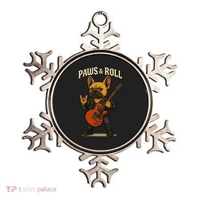 Paws And Roll French Bulldog Funny Ornament