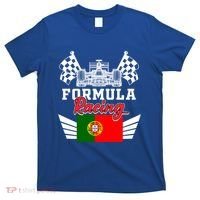 Portuguese Auto Race Portugal Flag Formula Racing Car Racer Meaningful Gift T-Shirt thumb 0