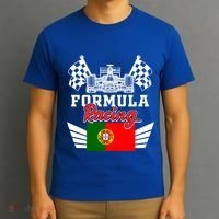 Portuguese Auto Race Portugal Flag Formula Racing Car Racer Meaningful Gift T-Shirt thumb 3