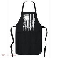 Patriotic American Rifle Flag Pro Gun Gifts Apron thumb 0