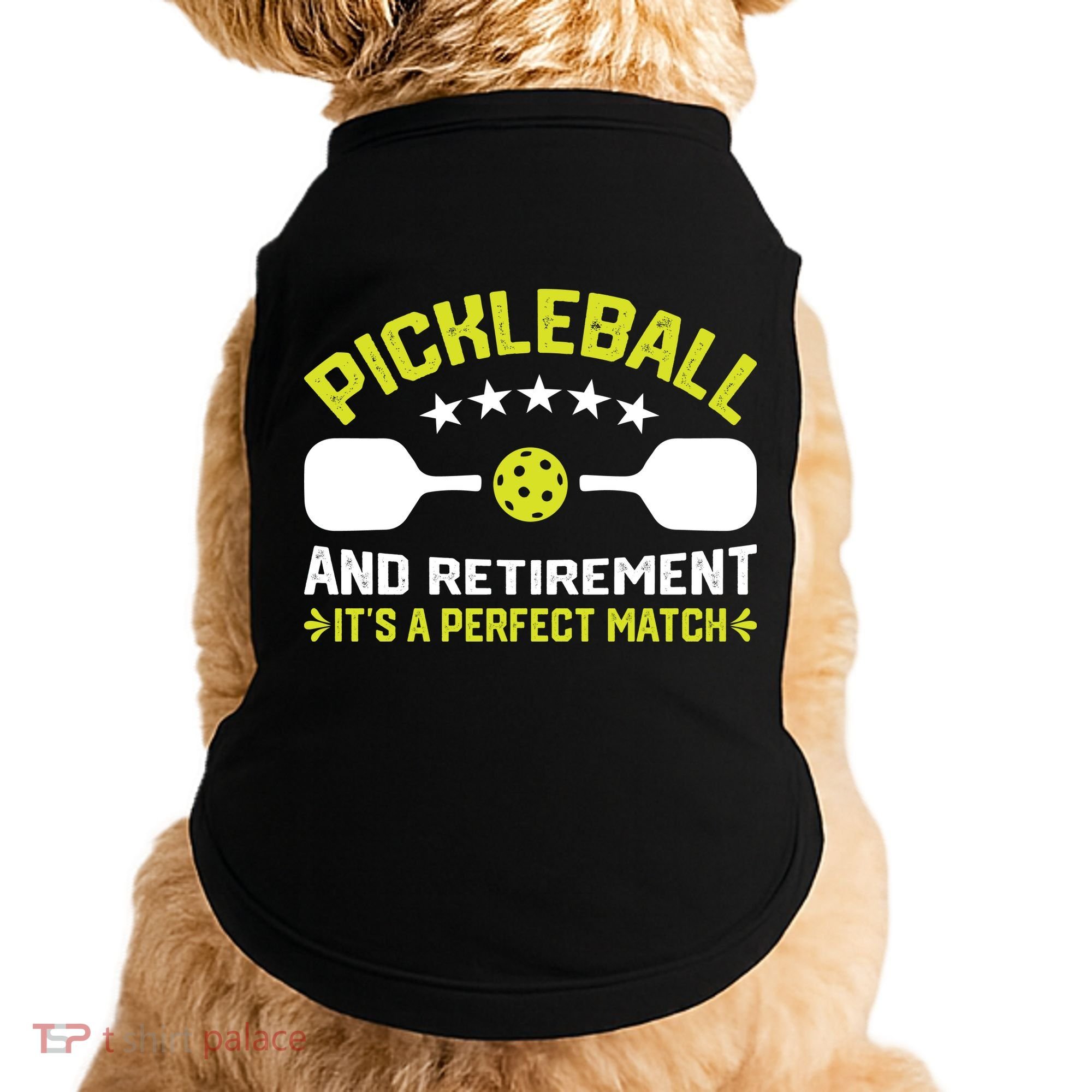 Pickleball And Retirement It's A Perfect Match Doggie Tank