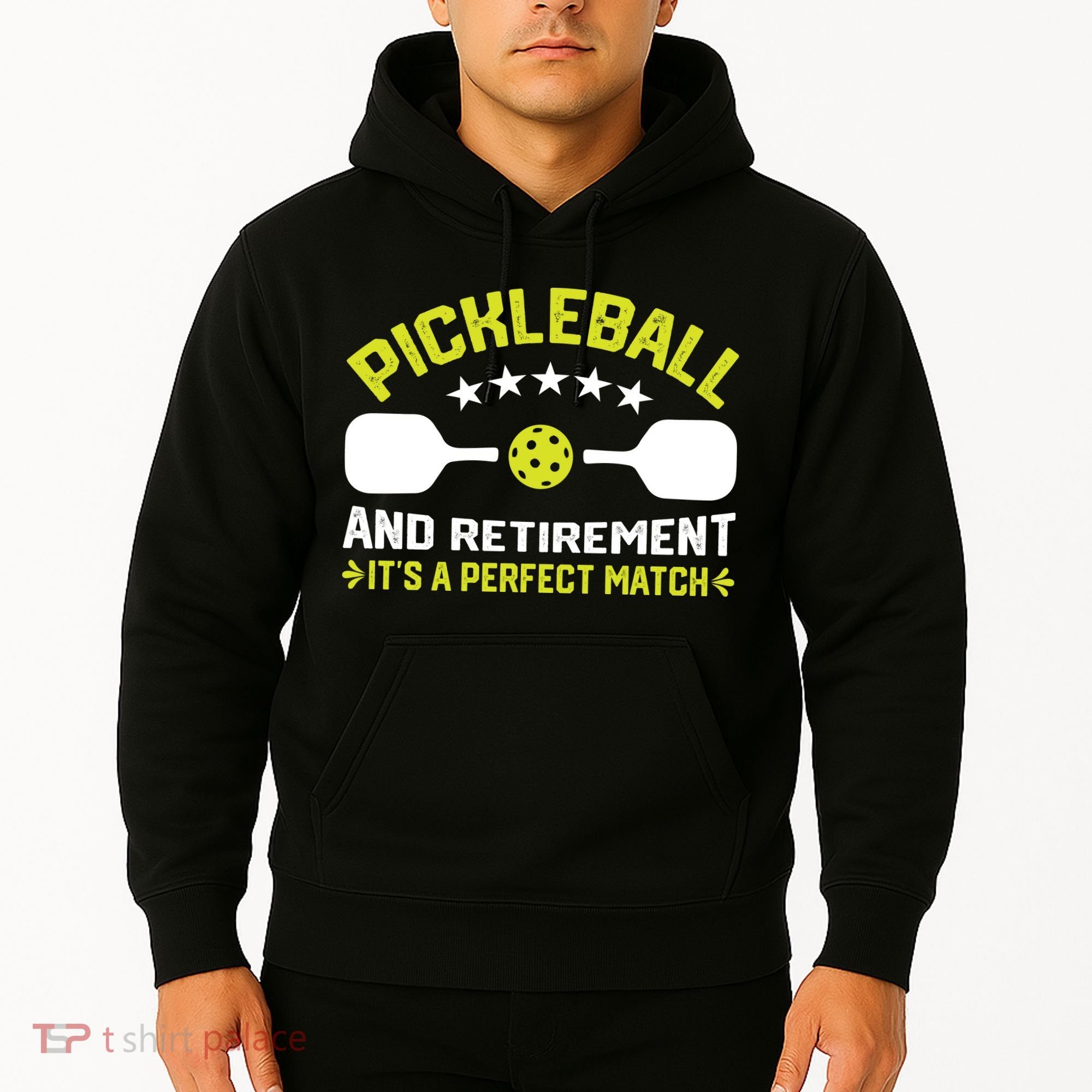 Pickleball And Retirement It's A Perfect Match Hoodie