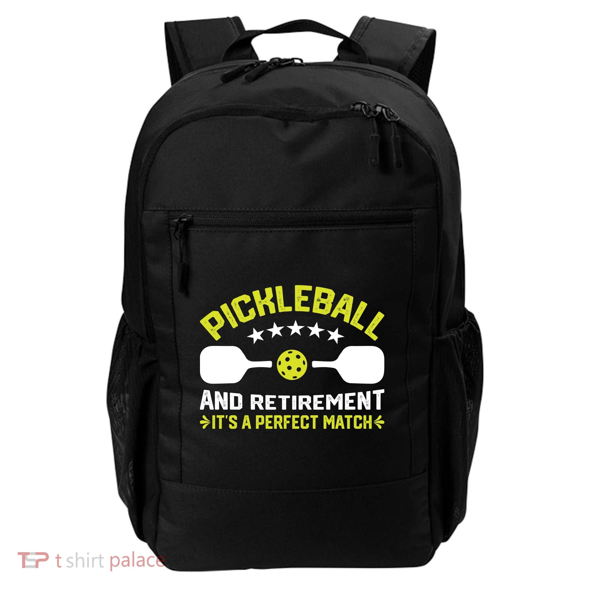Pickleball And Retirement It's A Perfect Match Backpack