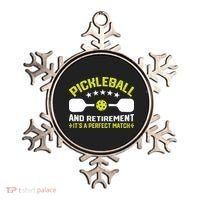 Pickleball And Retirement It's A Perfect Match Ornament thumb 0