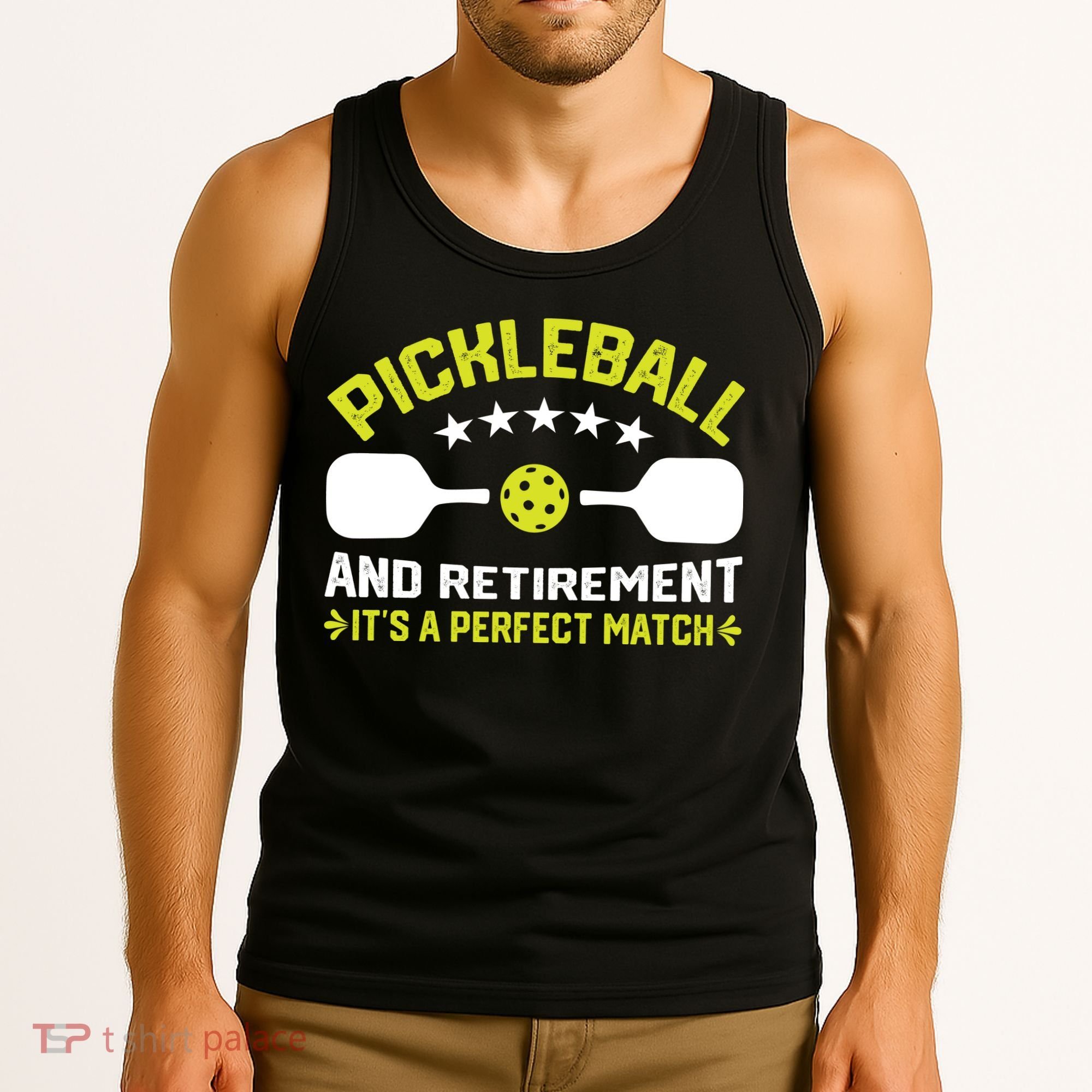 Pickleball And Retirement It's A Perfect Match Tank Top