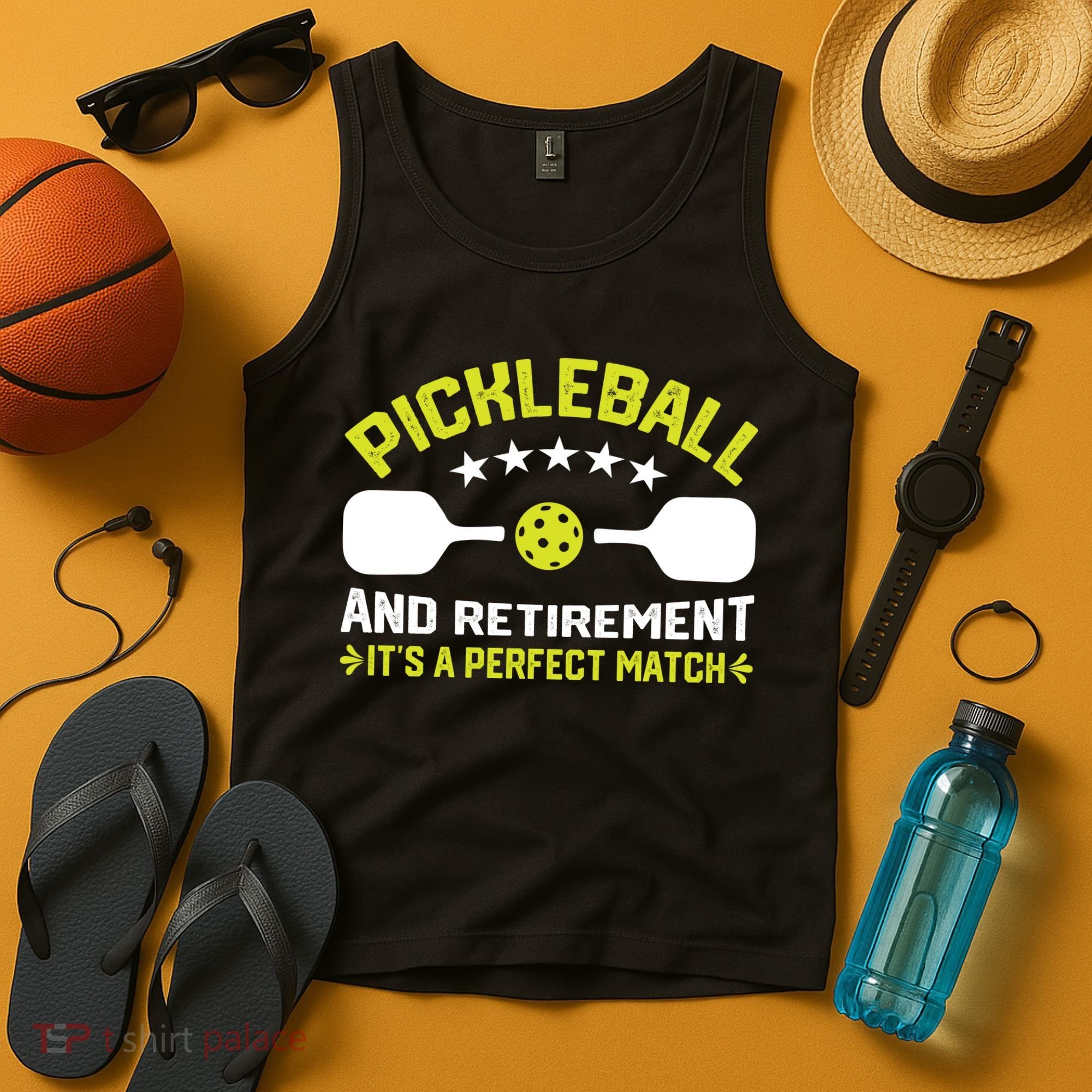 Pickleball And Retirement It's A Perfect Match Tank Top