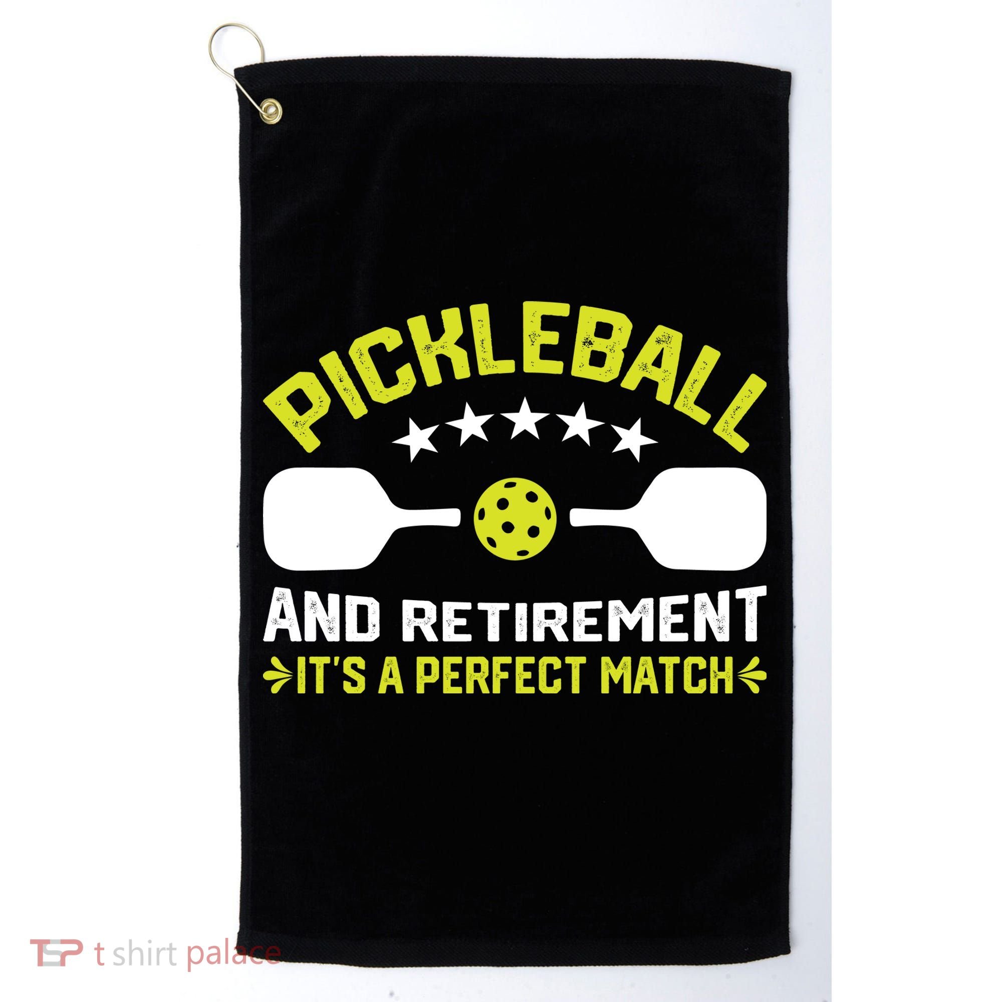 Pickleball And Retirement It's A Perfect Match Golf Towel
