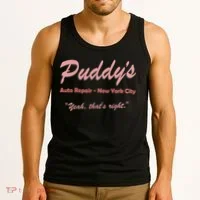 Puddy's Auto Repair Tank Top thumb 3