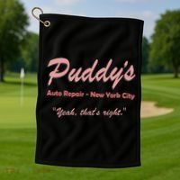 Puddy's Auto Repair Golf Towel thumb 1