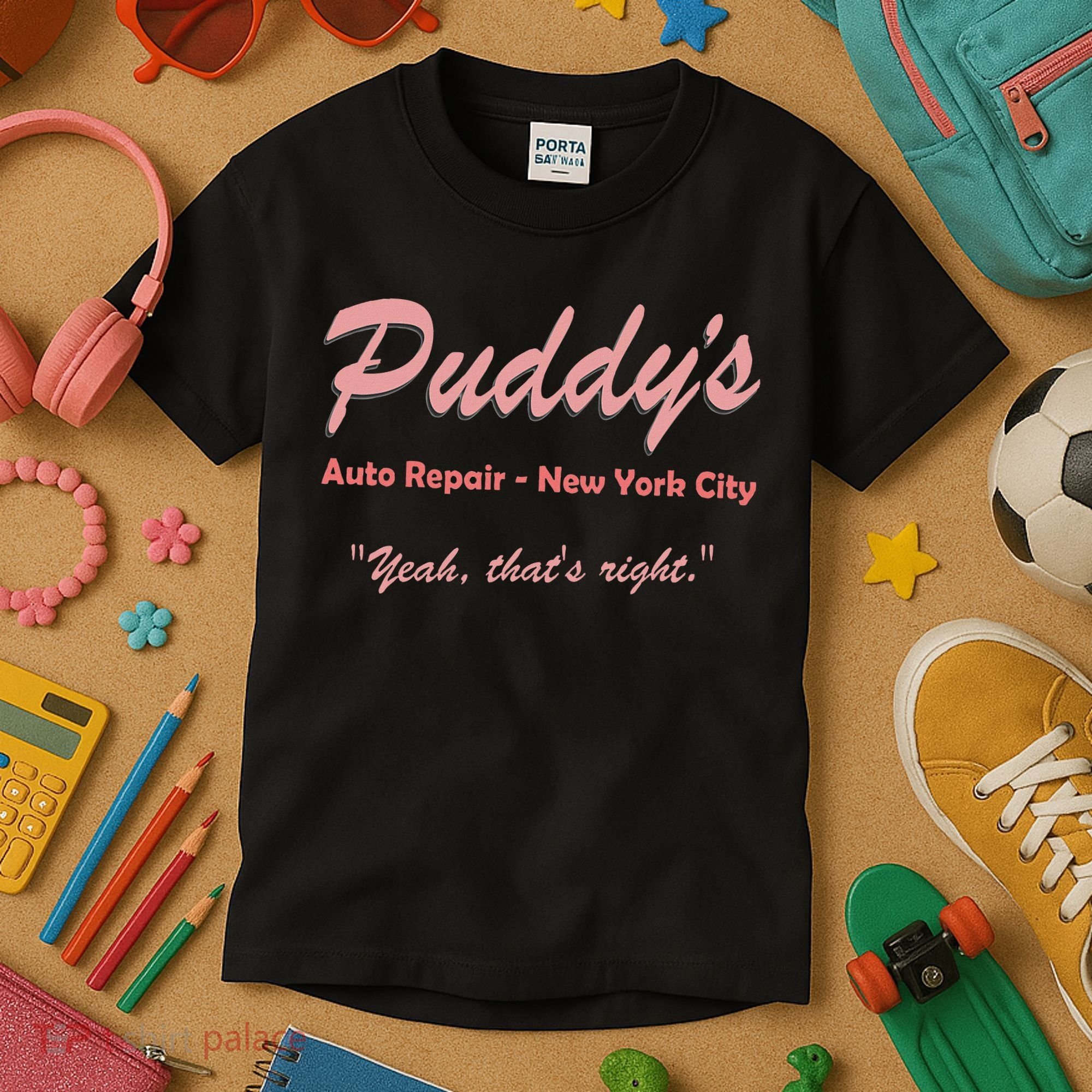 Puddy's Auto Repair Kids T-Shirt