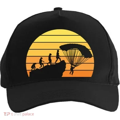 Parachuting Evolution Five-Panel Snapback Cap