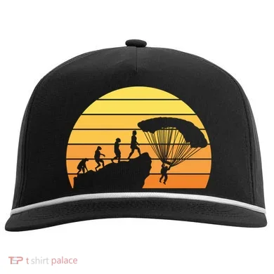 Parachuting Evolution Comfort Colors Rope Cap Hat