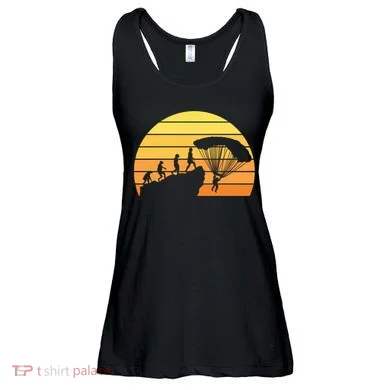 Parachuting Evolution Ladies Essential Flowy Tank