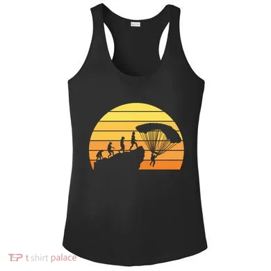 Parachuting Evolution Ladies PosiCharge Competitor Racerback Tank