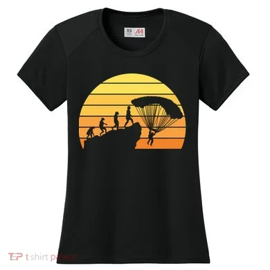 Parachuting Evolution Women's Cooling Performance Crew T-Shirt