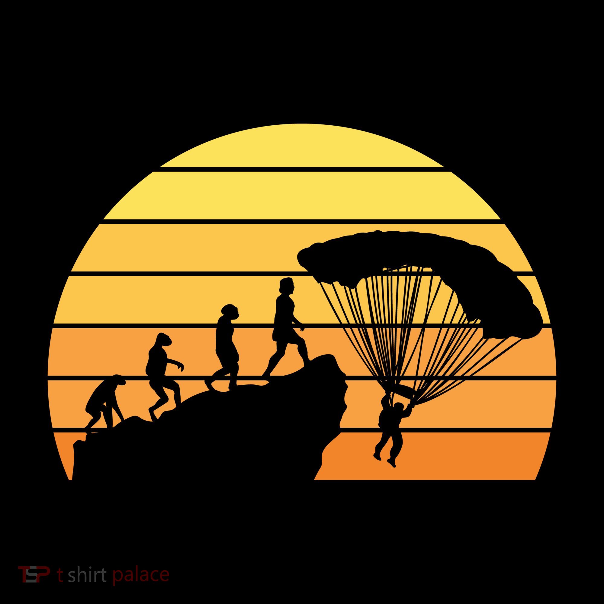 Parachuting Evolution Women's Tank Top