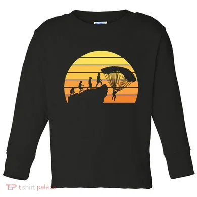 Parachuting Evolution Toddler Long Sleeve