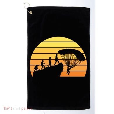 Parachuting Evolution Golf Towel