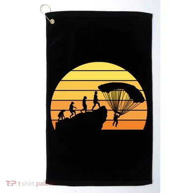 Parachuting Evolution Golf Towel