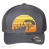 Parachuting Evolution Flexfit Unipanel Trucker Cap