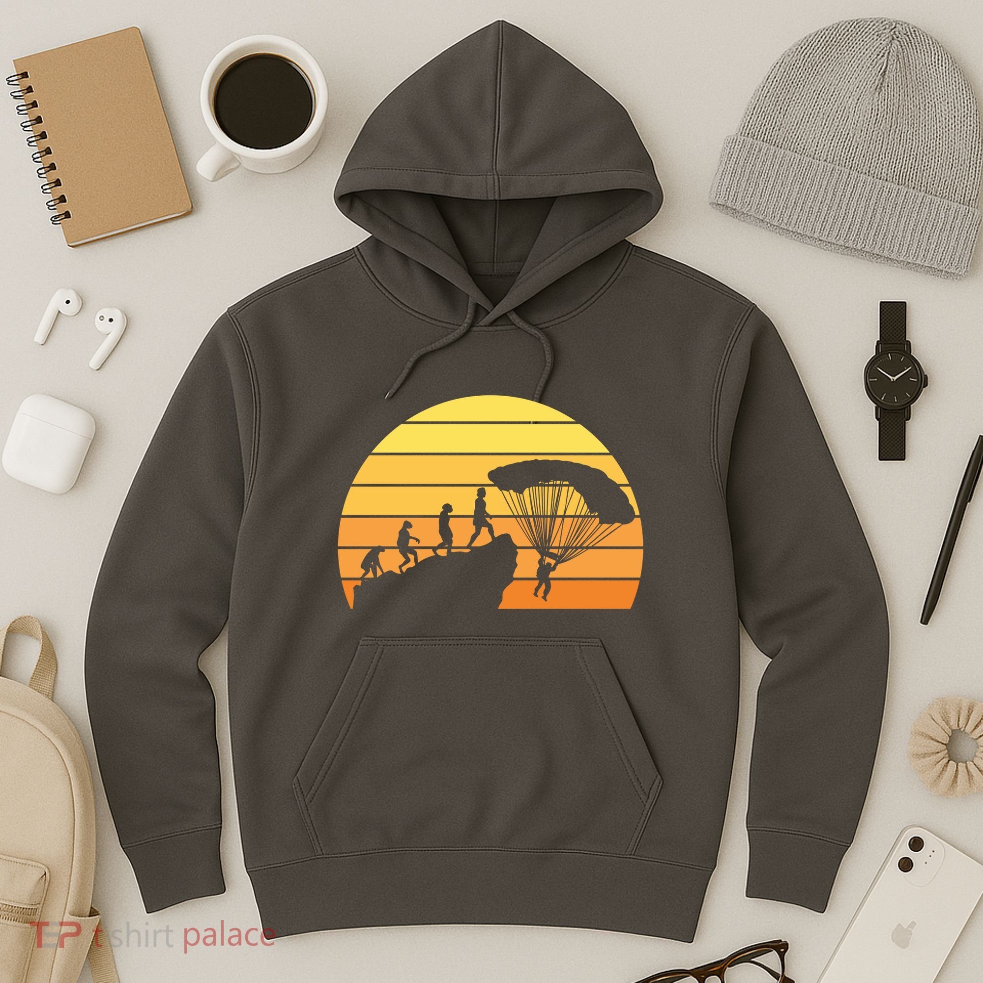 Parachuting Evolution Hoodie