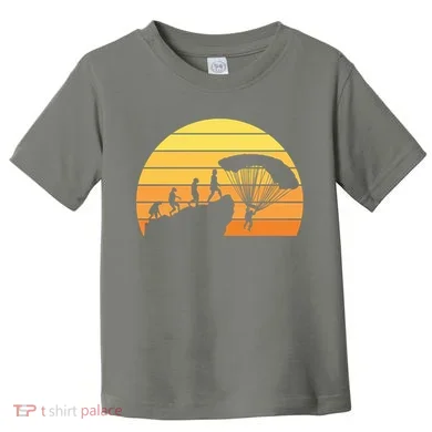 Parachuting Evolution Toddler T-Shirt
