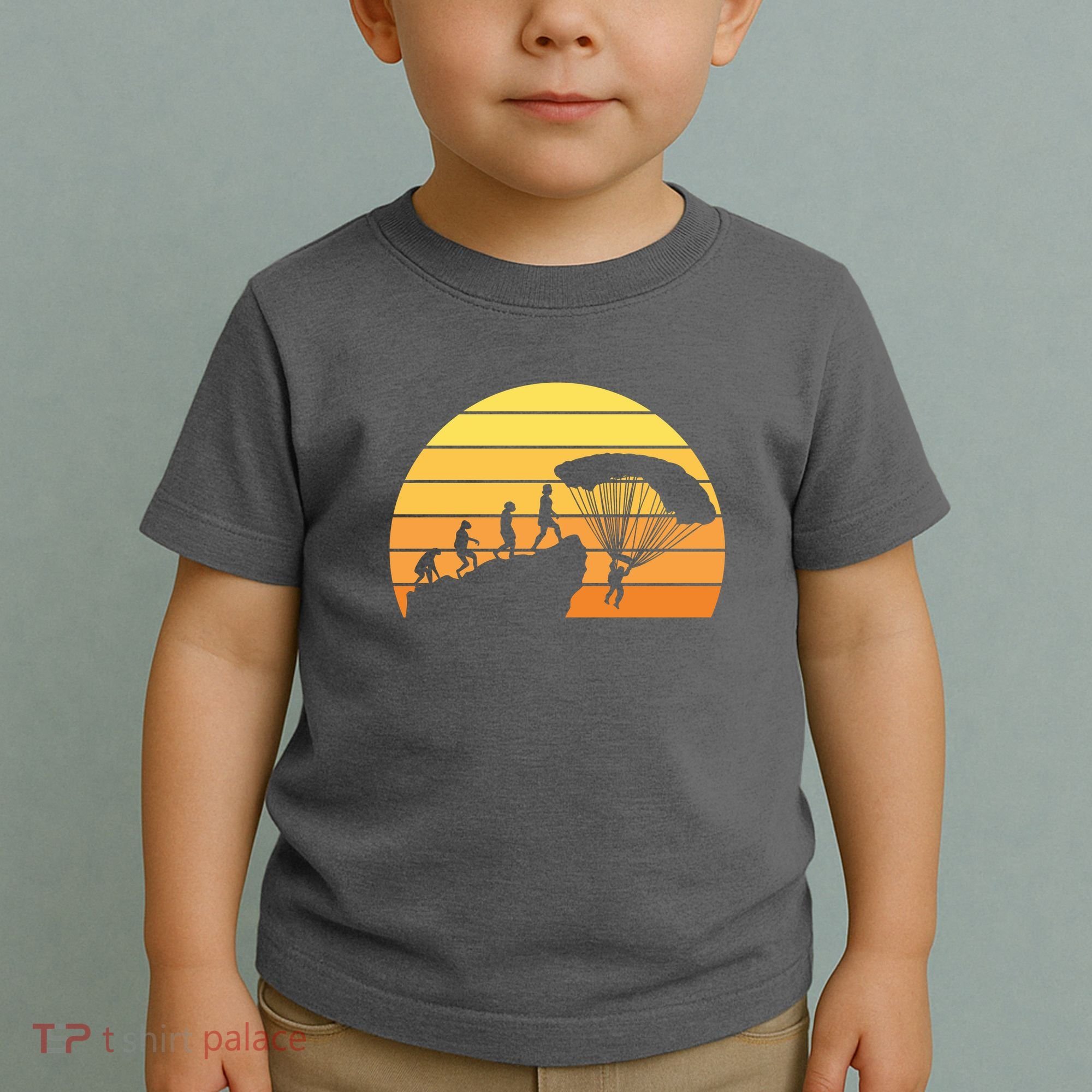 Parachuting Evolution Toddler T-Shirt