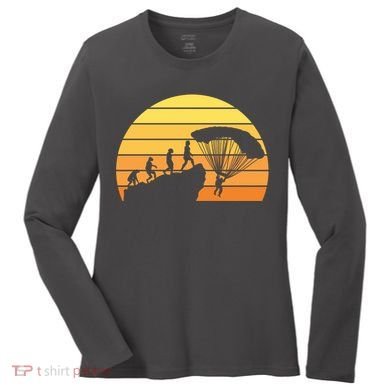 Parachuting Evolution Women's Long Sleeve Shirt