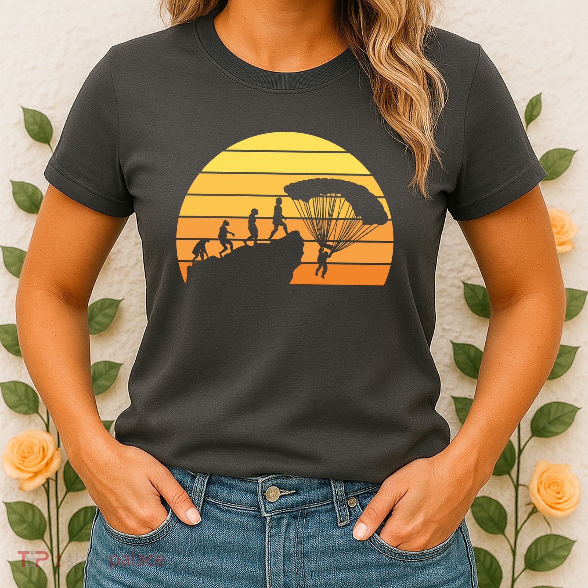 Parachuting Evolution Women's T-Shirt