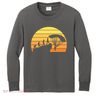 Parachuting Evolution Kids Long Sleeve Shirt