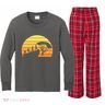 Parachuting Evolution Kids Long Sleeve Plaid Pajama Set