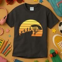 Parachuting Evolution Kids T-Shirt thumb 3
